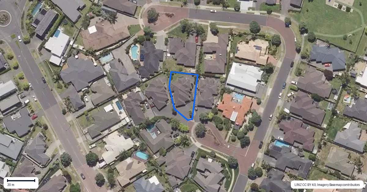 Property context map for 8 Piritaka Mews, Papamoa Beach, Papamoa