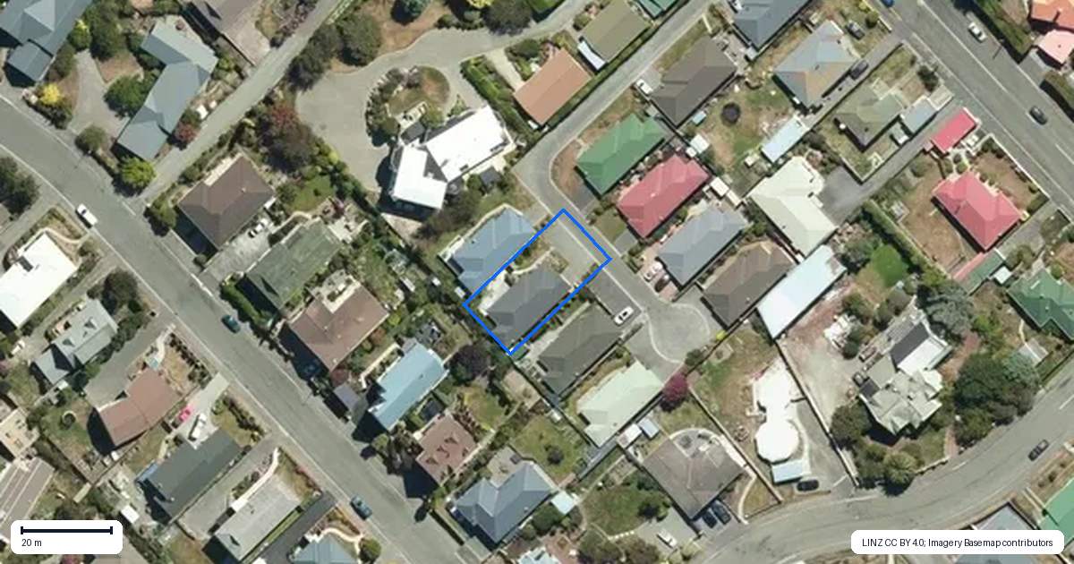 Property context map for 5/92 Perth Street, South Hill, Oamaru
