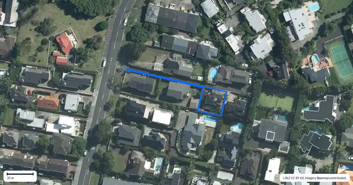 Property context map for 90A Kohimarama Road, Kohimarama, Auckland