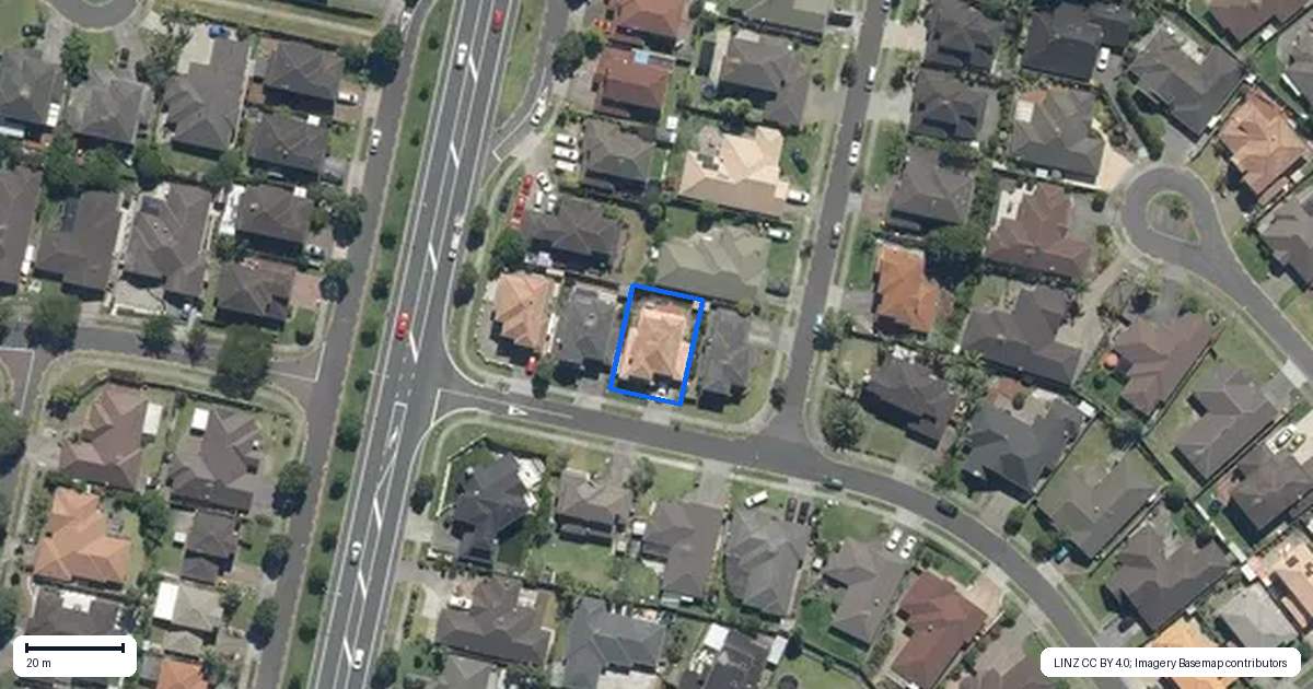 Property context map for 4 Duntrune Road, Flat Bush, Auckland