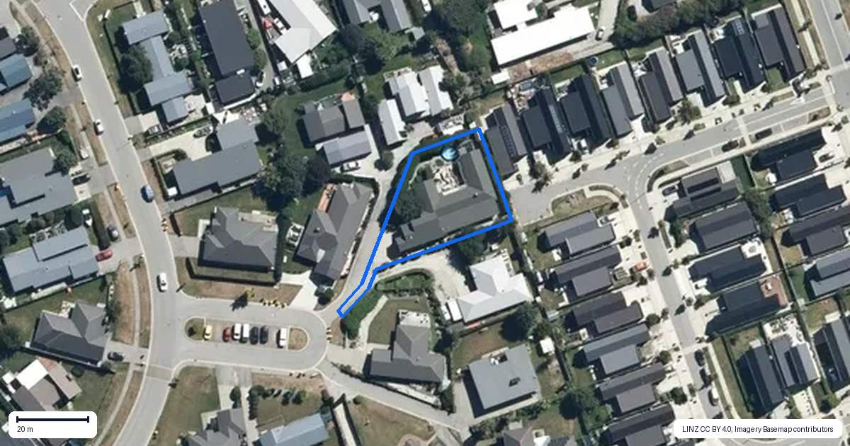 Property context map for 9 Mystery Grove, Lake Hayes, Queenstown