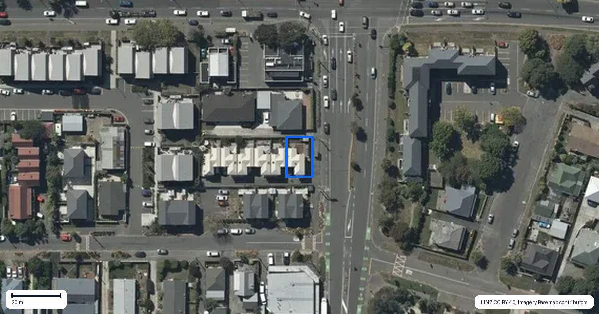 Property context map for 135 Waltham Road, Sydenham, Christchurch