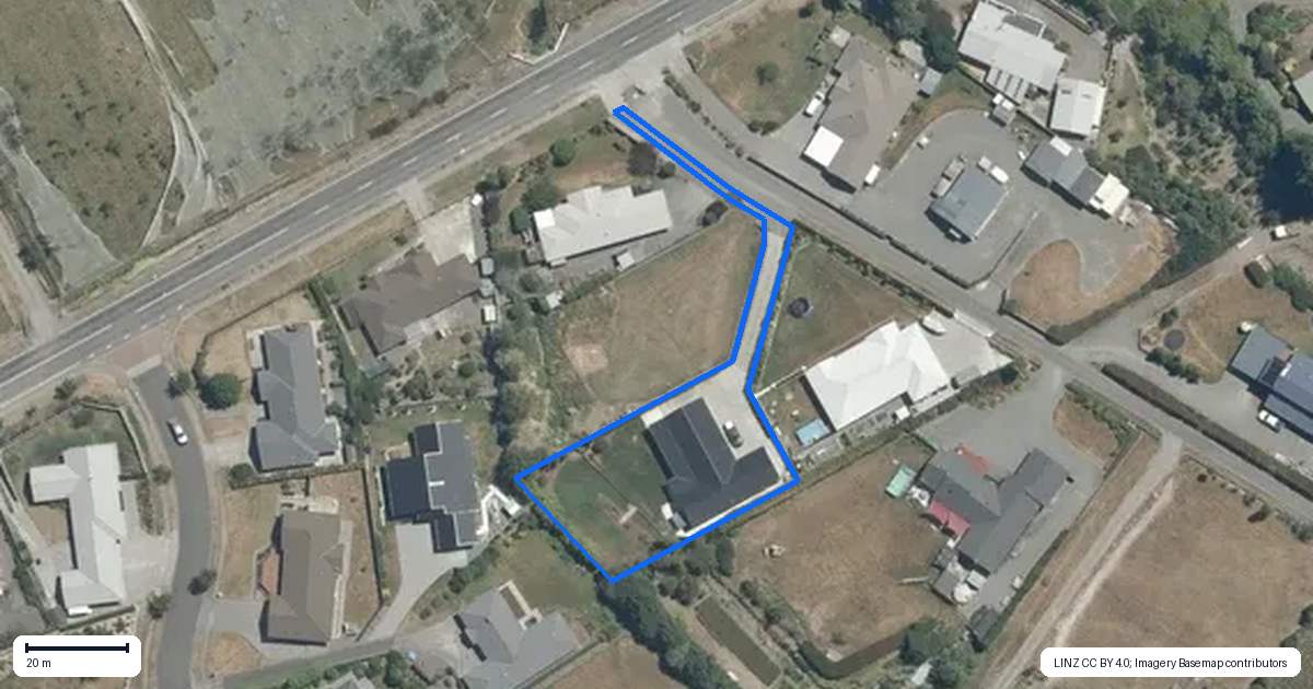 Property context map for 110B Mt Herbert Road, Waipukurau