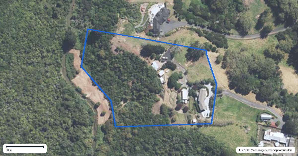 Property context map for 371 Whitford Road, Whitford