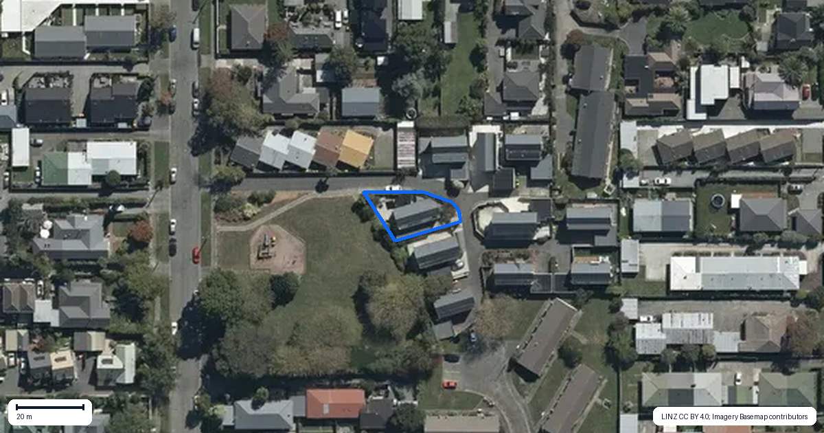 Property context map for 10 Olympic Lane, Edgeware, Christchurch