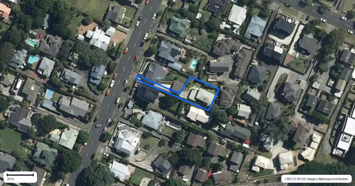 Property context map for 22A Amy Street, Ellerslie, Auckland