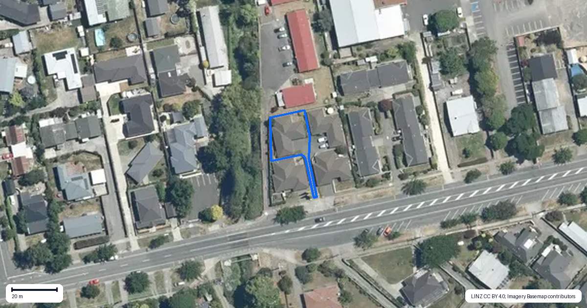 Property context map for 4/28 Te Aute Road, Havelock North