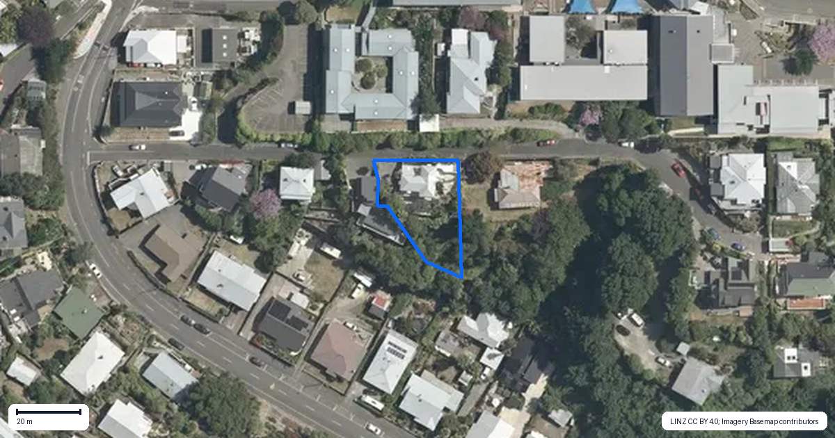 Property context map for 5 Corry Avenue, Bluff Hill, Napier