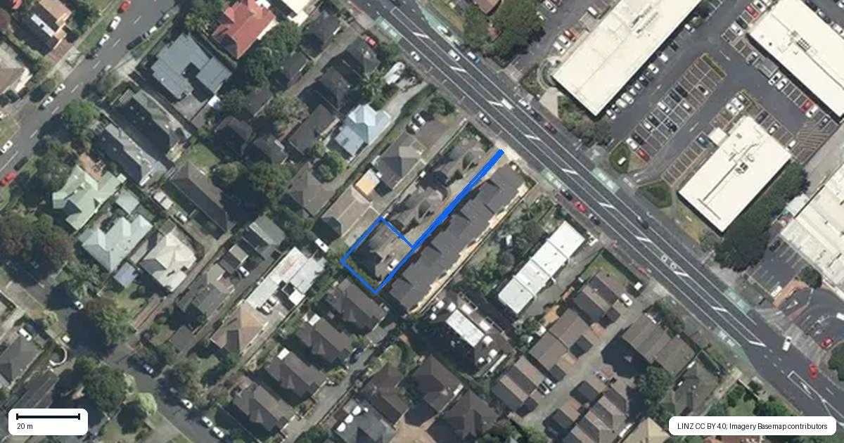 Property context map for 179C Great South Road, Greenlane, Auckland