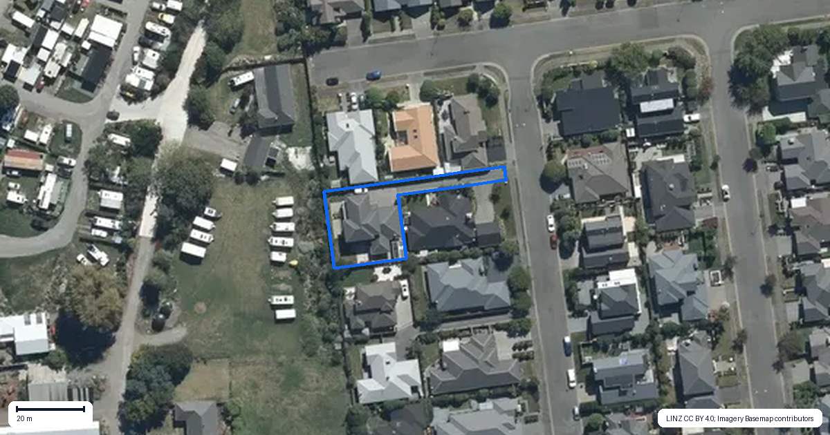 Property context map for 61 Brookfield Drive, Northwood, Christchurch