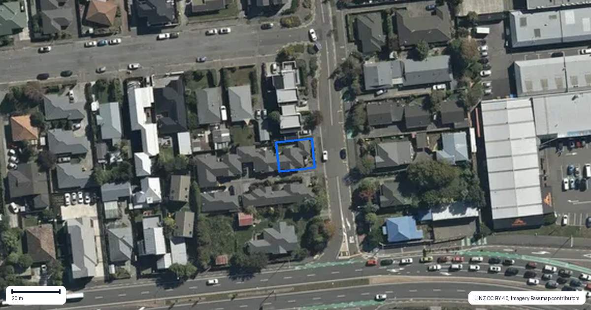 Property context map for 19 Picton Avenue, Riccarton, Christchurch