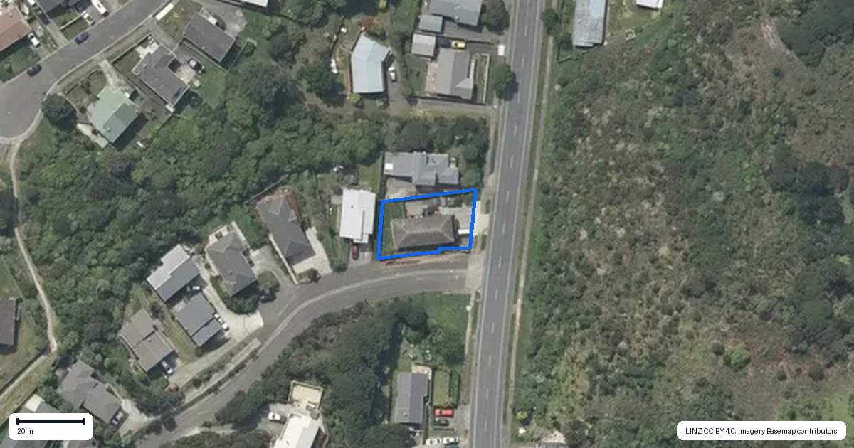 Property context map for 2 Abbey Way, Whitby, Porirua