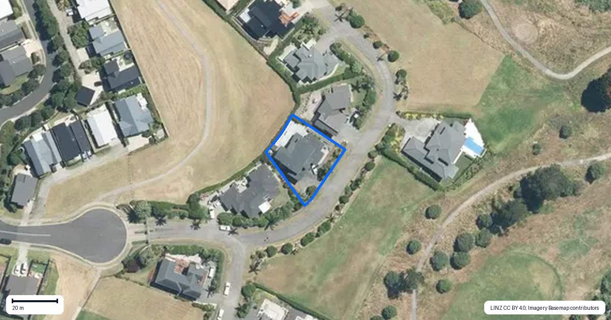 Property context map for 5 Pacific Cliffs Drive, Gulf Harbour, Whangaparaoa