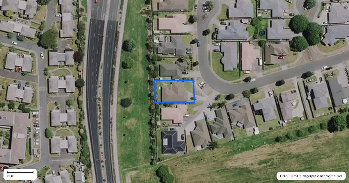 Property context map for 23 Finchley Place, Hamilton East, Hamilton