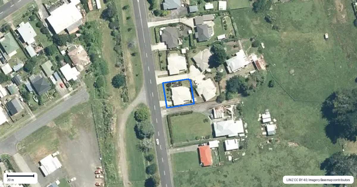Property context map for 25C Taylor Avenue, Paeroa
