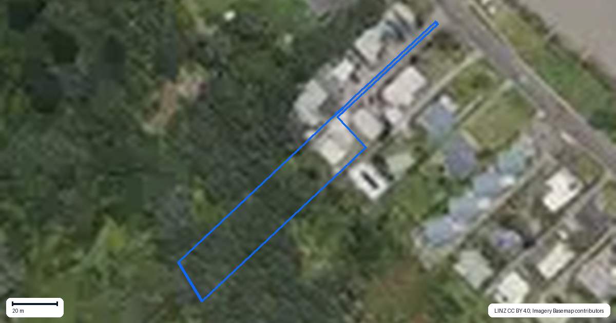 Property context map for 60B West End Road, Ohope