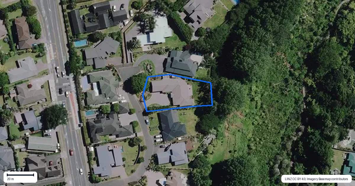 Property context map for 20 San Clemento Way, Rototuna, Hamilton