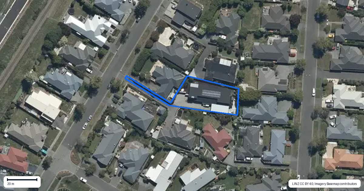 Property context map for 14 Willowview Drive, Redwood, Christchurch