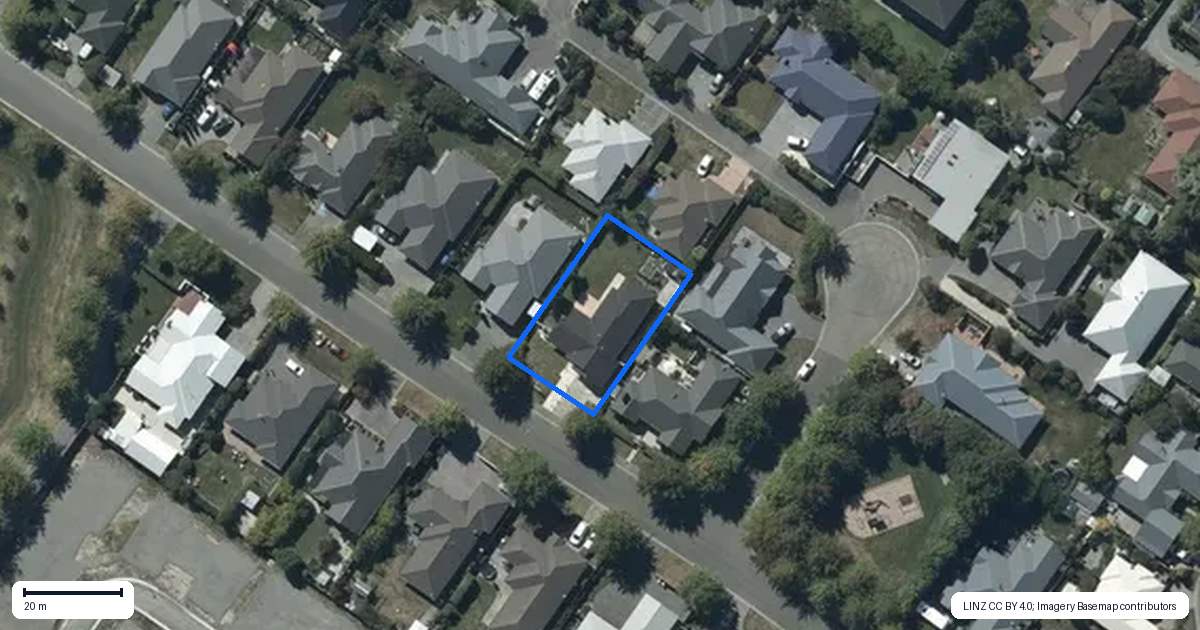 Property context map for 16 Cairnbrae Drive, Prebbleton
