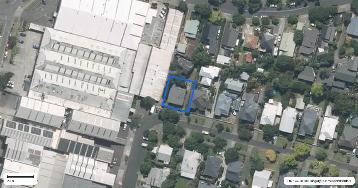 Property context map for 21A Shaw Street, Sandringham, Auckland