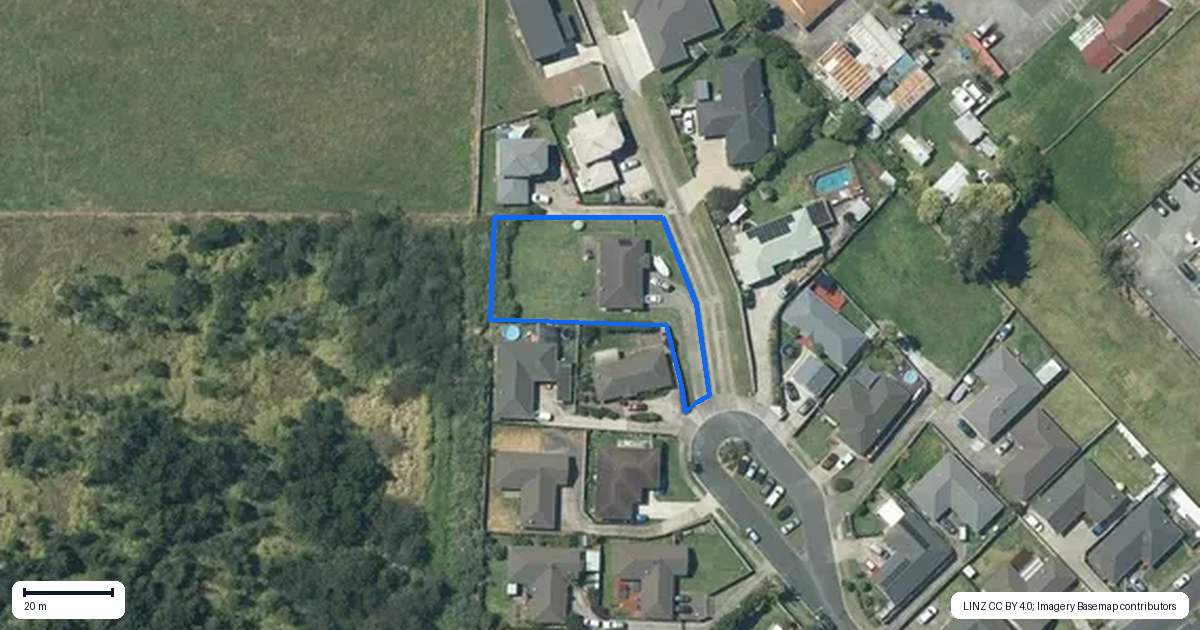 Property context map for 19 Aitkenhead Court, Parakai, Helensville