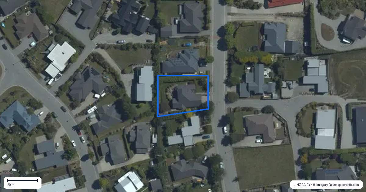 Property context map for 63 Rob Roy Lane, Wanaka