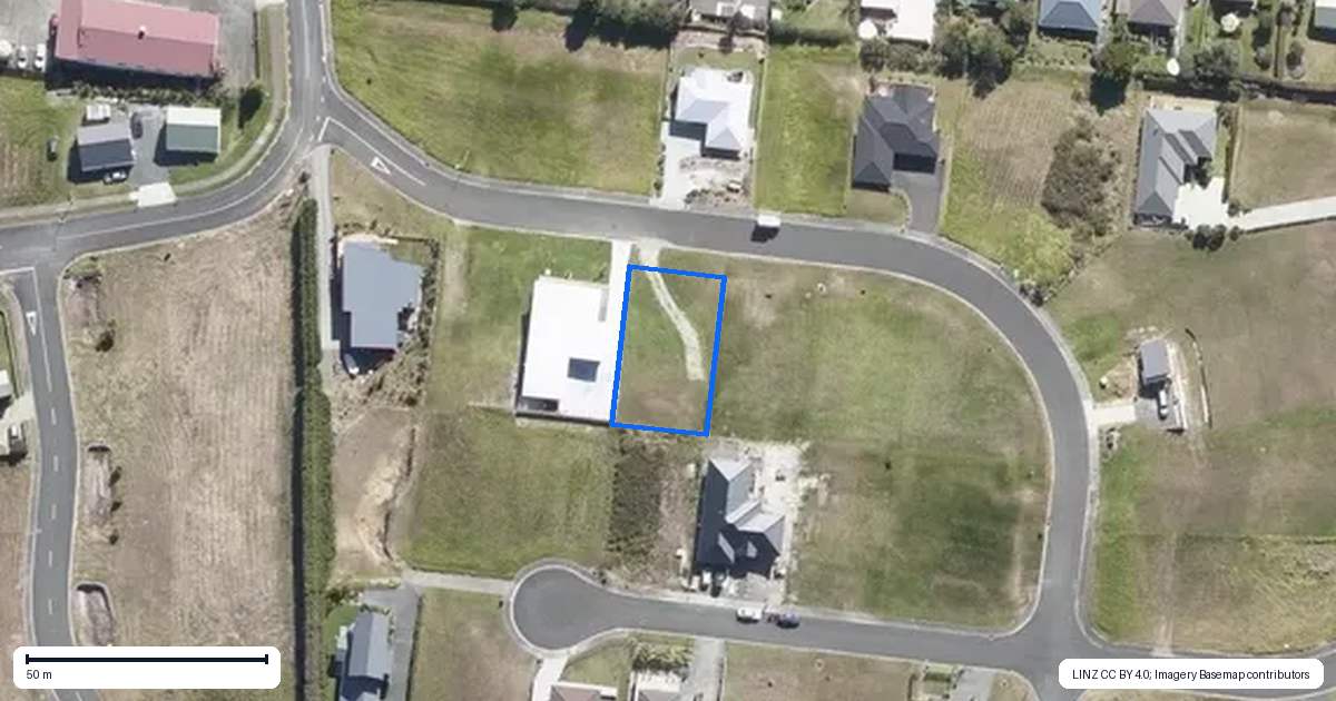 Property context map for 8 Christine Drive, Coopers Beach