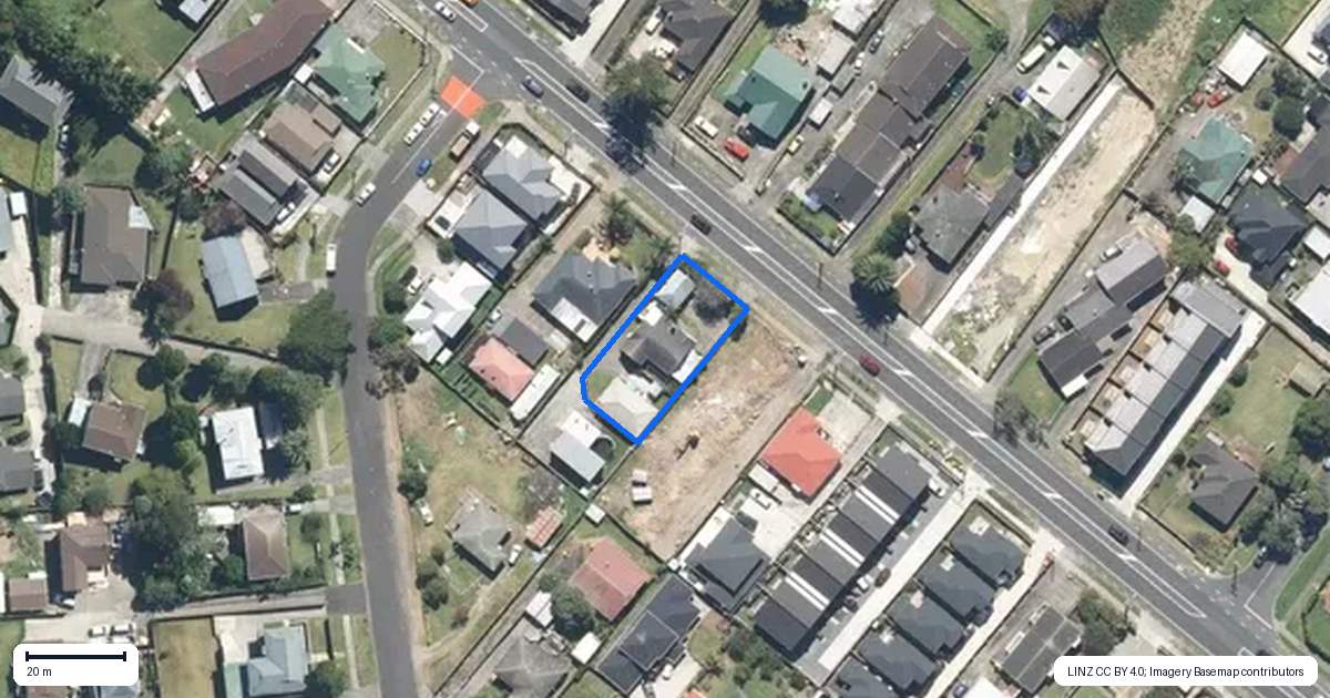 Property context map for 80 Station Road, Papatoetoe, Auckland
