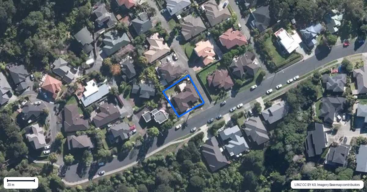 Property context map for 117A Glendhu Road, Bayview, Auckland