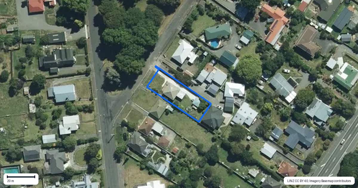 Property context map for 9 Bull Street, Bulls