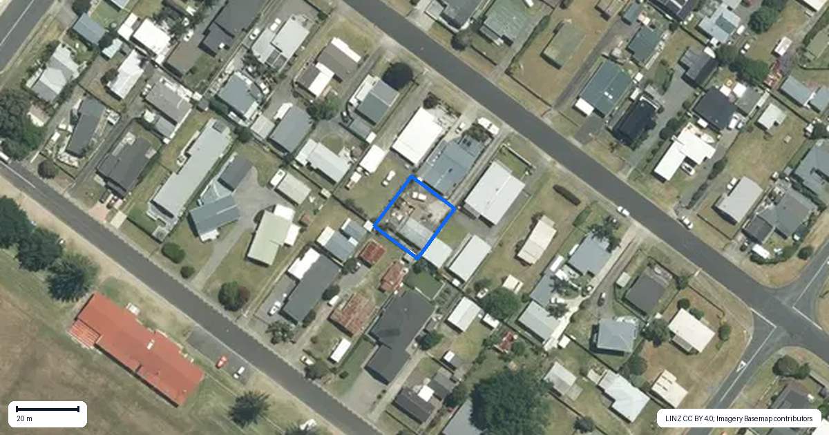 Property context map for 211B Casement Road, Whangamata