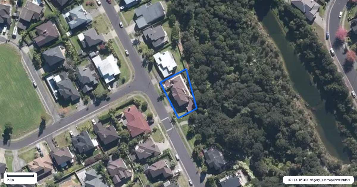 Property context map for 21 Aberley Road, Schnapper Rock, Auckland