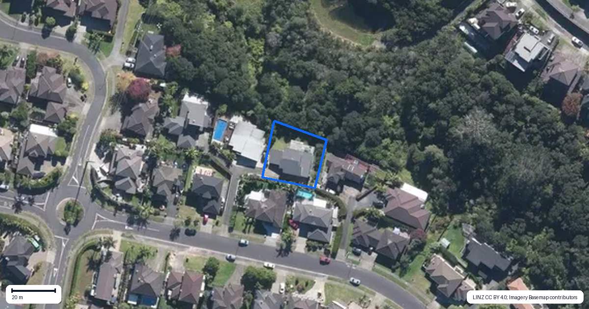 Property context map for 47 Aberley Road, Schnapper Rock, Auckland
