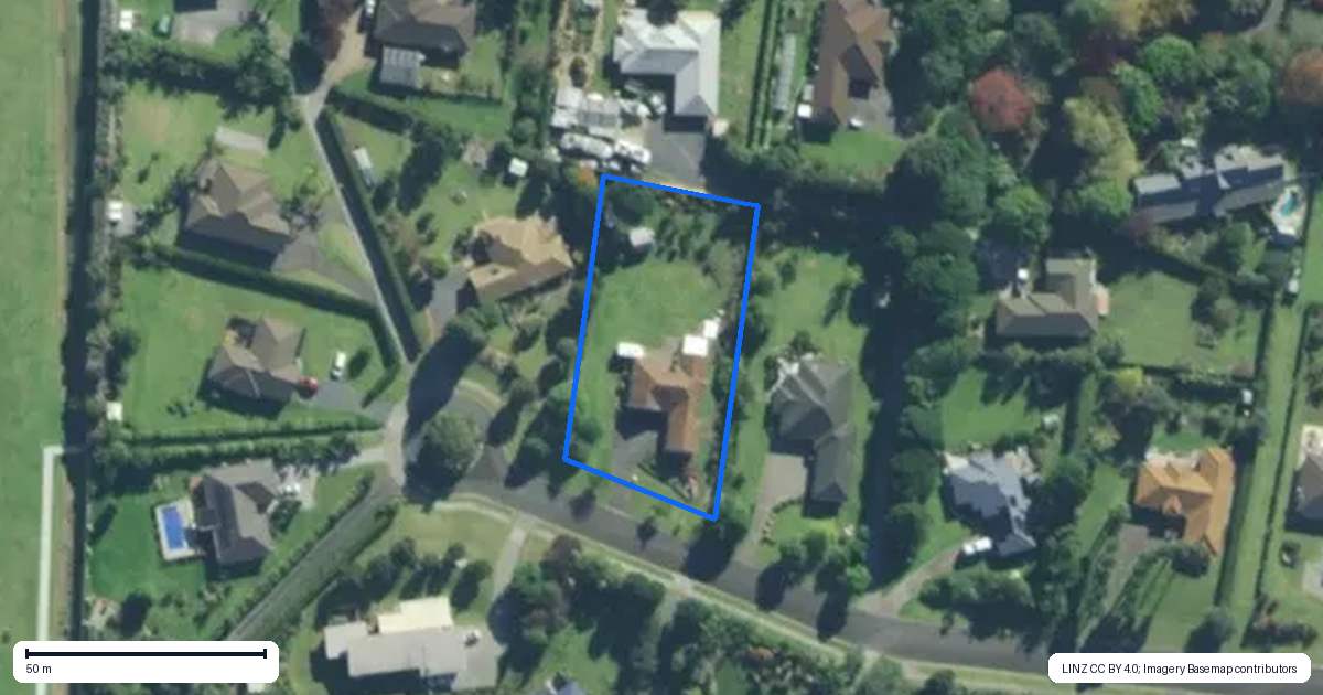 Property context map for 40 Edkins Road, Kerikeri