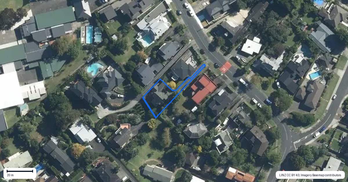Property context map for 128A Mellons Bay Road, Mellons Bay, Auckland
