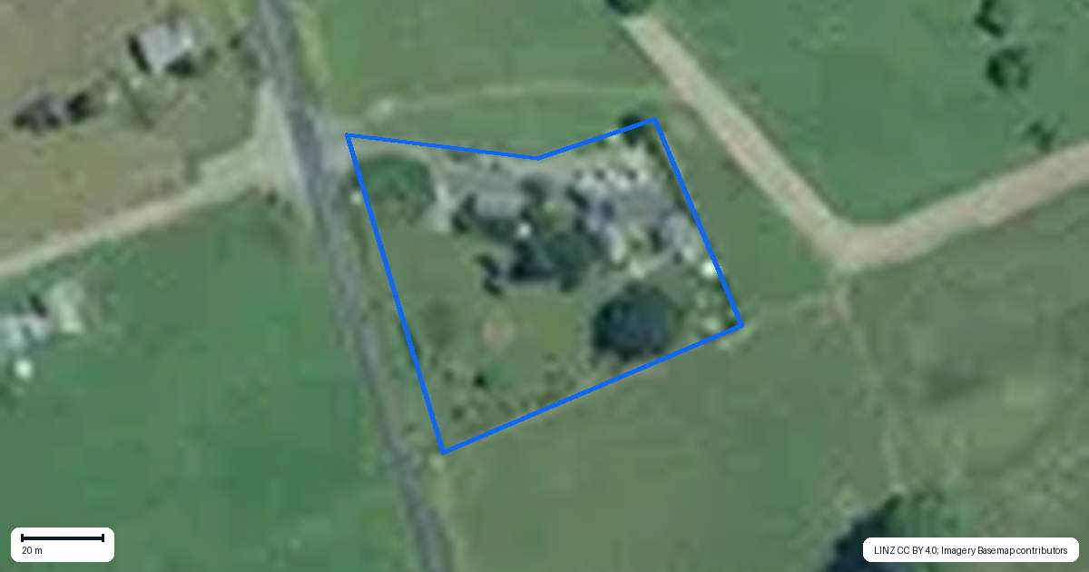Property context map for 276 Rawhiti Road, Te Aroha