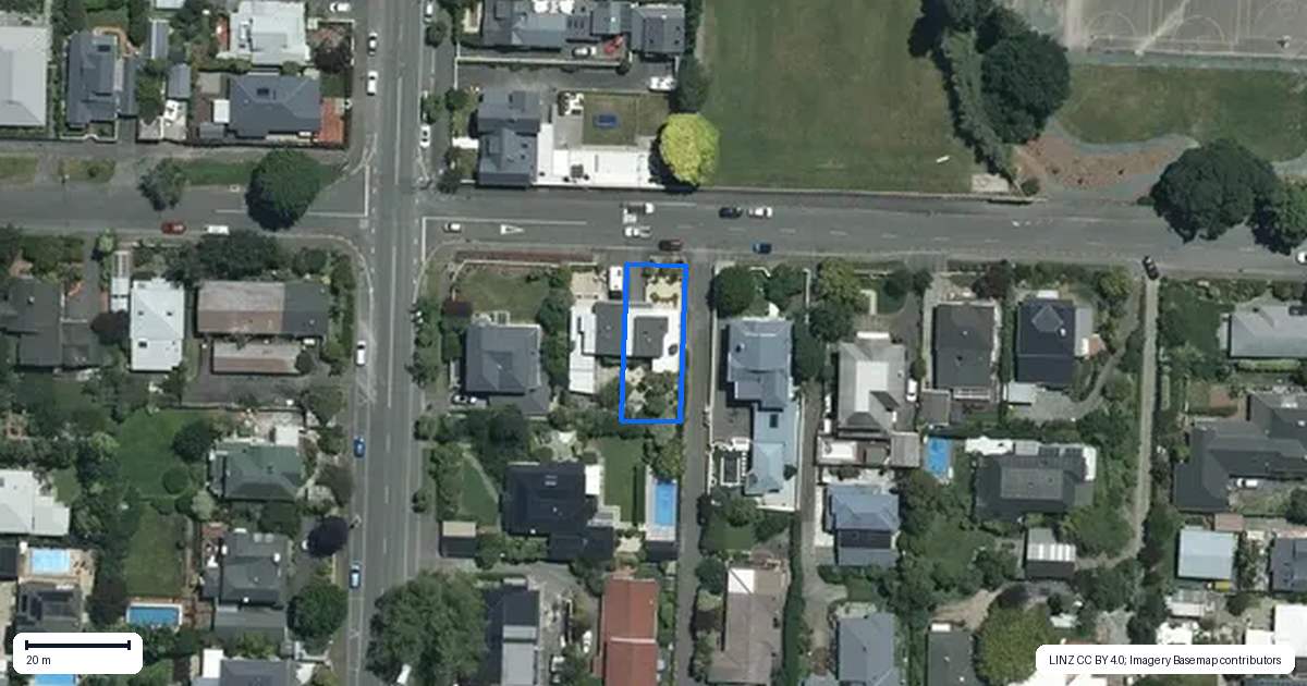 Property context map for 44 Bronte Street, Nelson