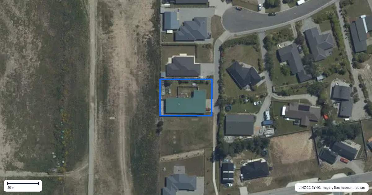 Property context map for 69 Nichol Street, Lake Hawea
