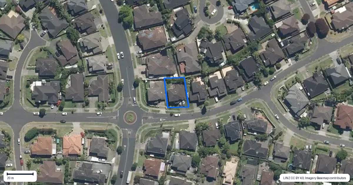 Property context map for 133 Cyril French Drive, Flat Bush, Auckland