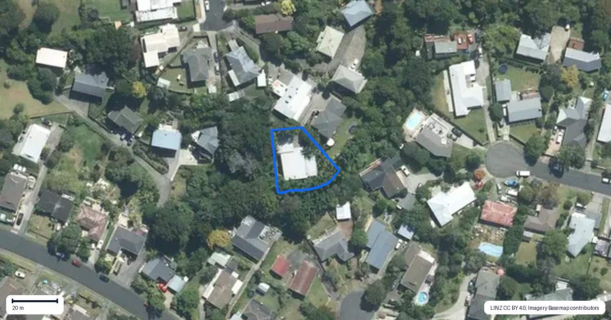 Property context map for 16C Charmaine Road, Torbay, Auckland
