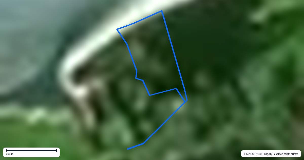 Property context map for 459 Utopia Road, Westport