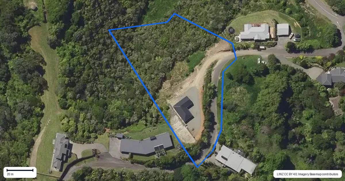 Property context map for 4 Foxglove Drive, Maraetotara, Whakatane