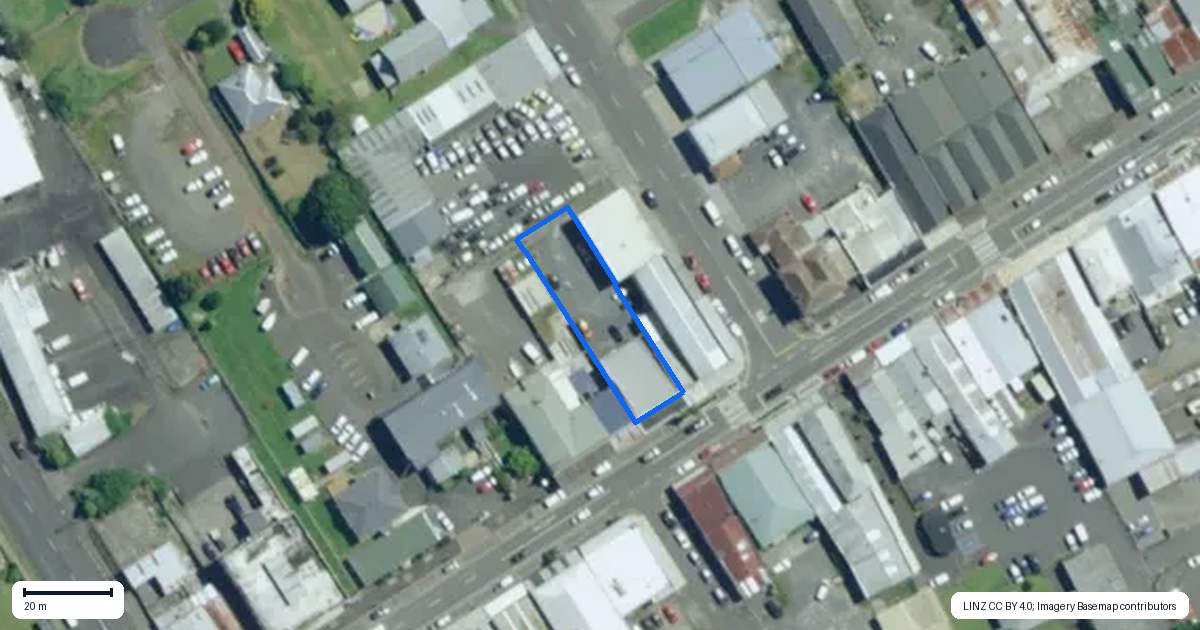Property context map for 128 Broadway, Kaikohe