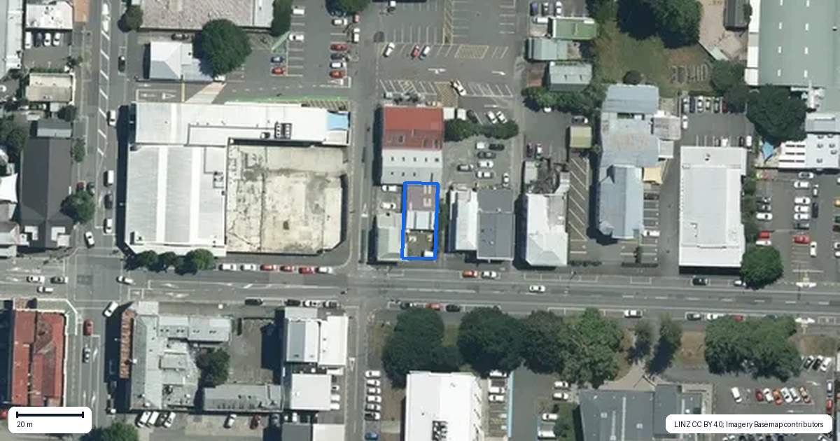 Property context map for 183 Bridge Street, Nelson
