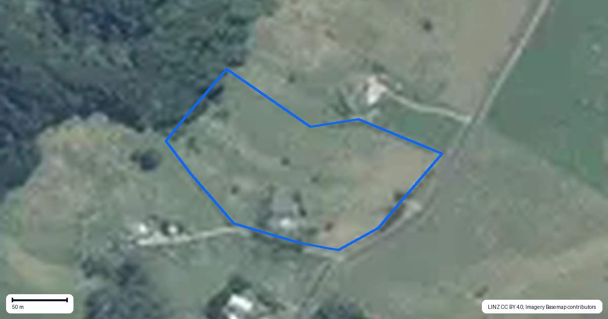 Property context map for 1556 Te Matai Road, Te Ranga, Te Puke