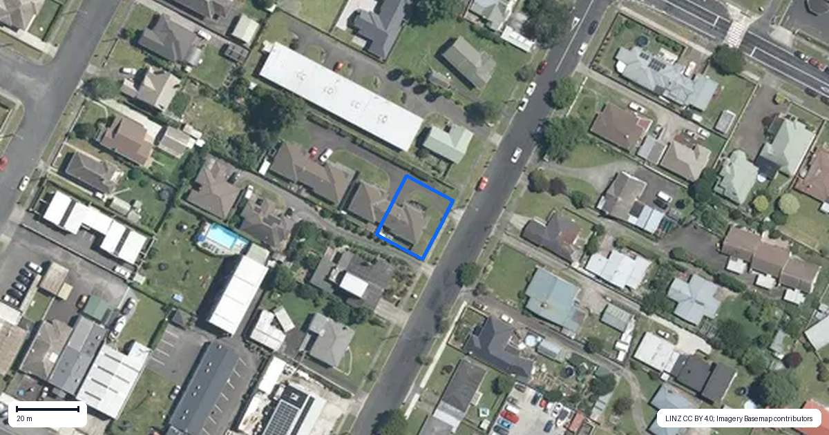 Property context map for 8A Vosper Street, Matamata