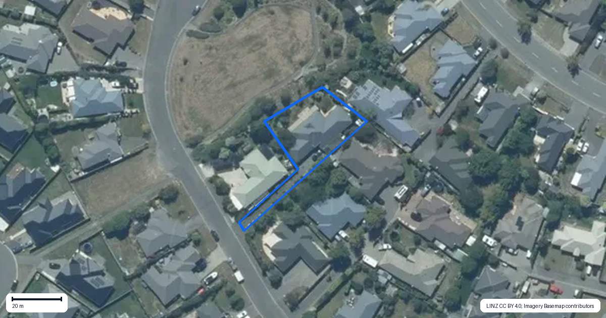 Property context map for 24 Campion Place, Rolleston