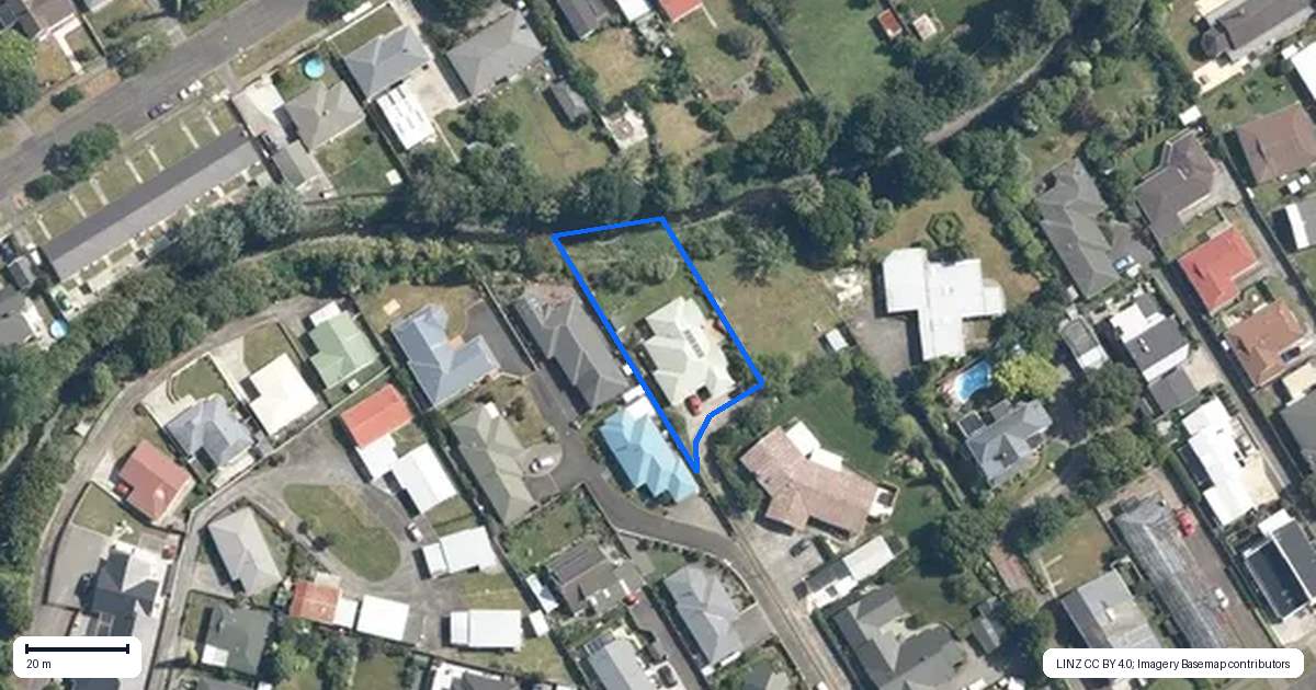 Property context map for 8 Kimbolton Road, Feilding