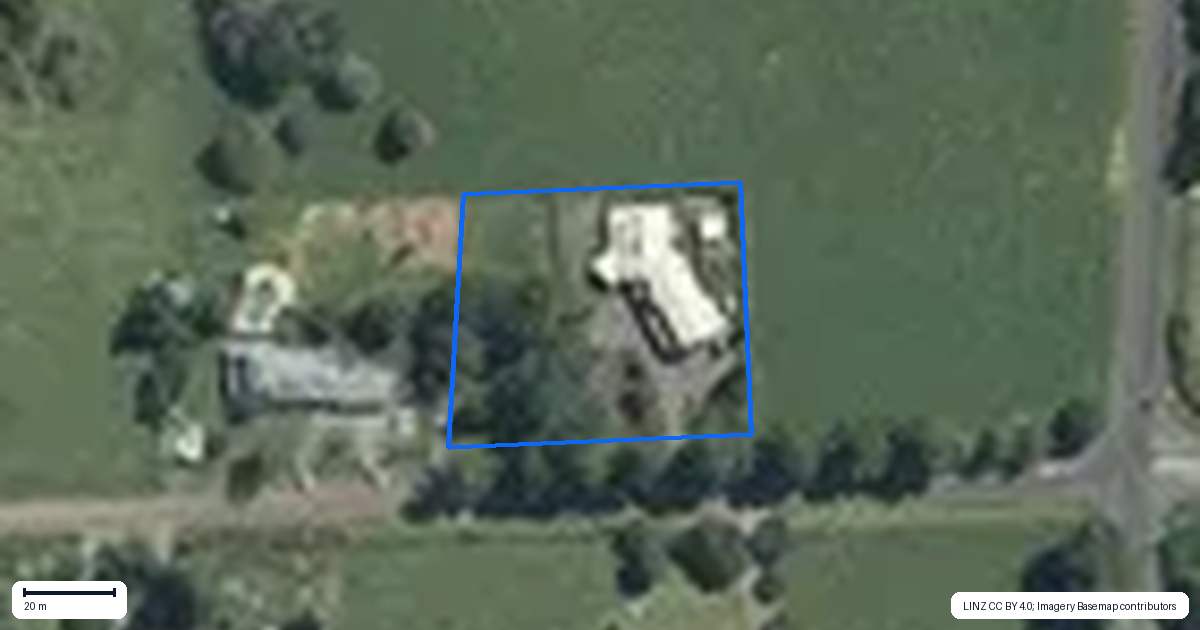 Property context map for 8 Bruce Road, Te Awamutu