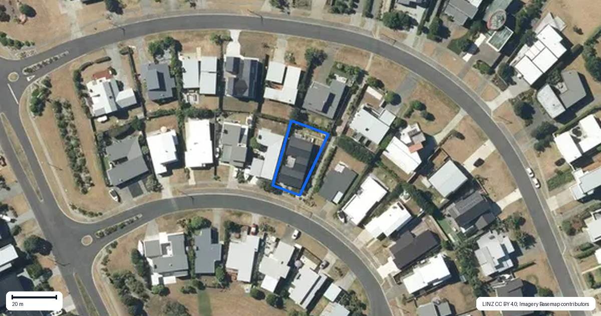 Property context map for 15 Tuna Place, Omaha